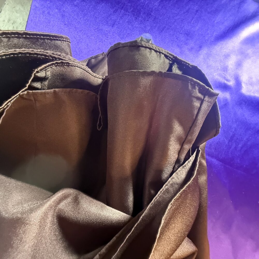 New📌Alfred Angelo Draped Bodice Crystal Beading Bridesmaid - Formal -Prom Dress - Picture 12 of 16